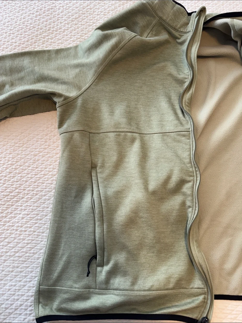 The North Face Men's Olive Green Performance Full-Zip Jacket